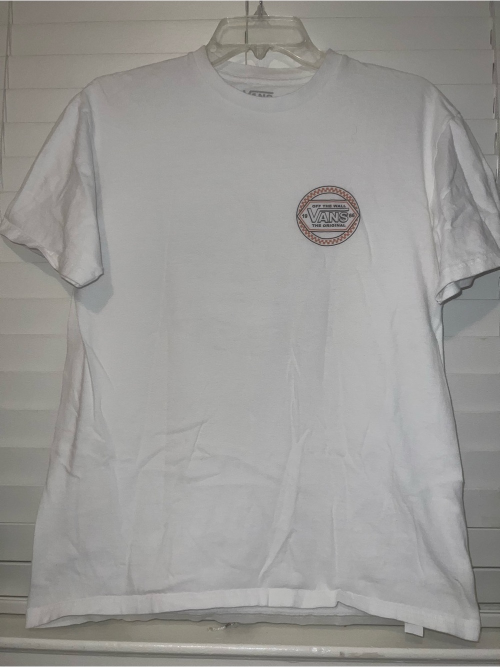 Vans - off the wall white T-Shirt - size medium - good pre-owned condition